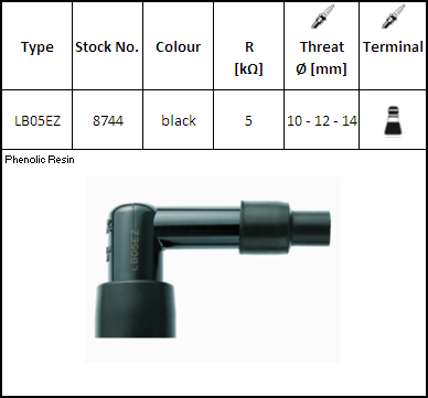 TERMINAL BUJIA NGK LB-05 E Z